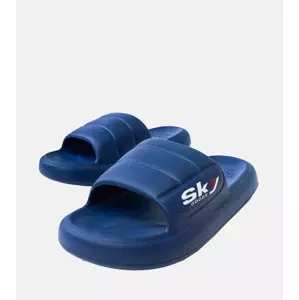 Gemre Navy blue men's rubber flip-flops Torwald
