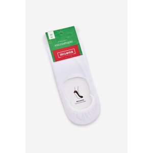 Milena Women's microstop socks bamboo white