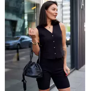 marka niezdefiniowana Black small bag-type handbag Aamala