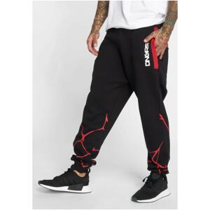 Men's sweatpants Comb black/red