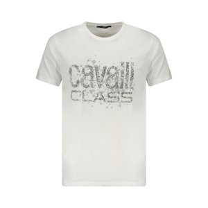 CAVALLI CLASS SHORT SLEEVE T-SHIRT MEN WHITE
