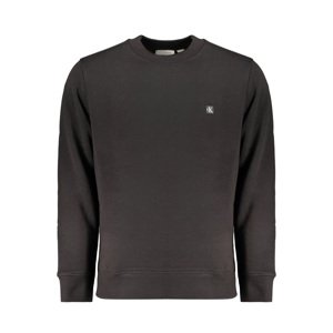 CALVIN KLEIN MEN'S BLACK ZIP-UP SWEATSHIRT