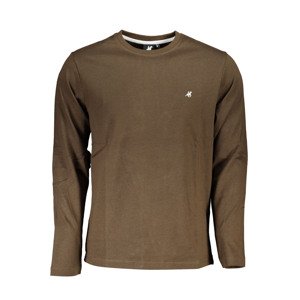 US GRAND POLO MEN'S LONG SLEEVE T-SHIRT BROWN