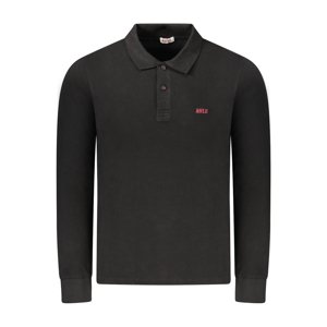 RIFLE POLO LONG SLEEVE MEN BLACK