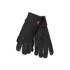 RALPH LAUREN MEN'S BLACK GLOVES