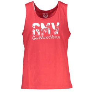 GIAN MARCO VENTURI MEN'S RED TANK TOP