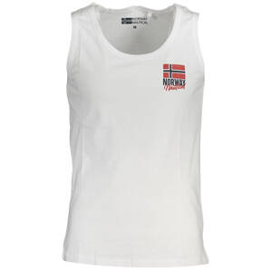 NORWAY 1963 WHITE MEN'S TANK TOP