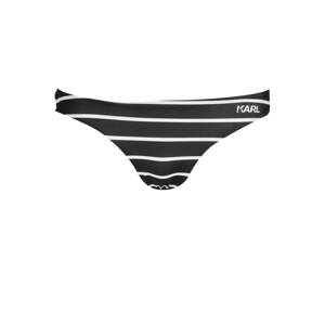 KARL LAGERFELD BEACHWEAR WOMEN'S BOTTOM SWIMSUIT BLACK