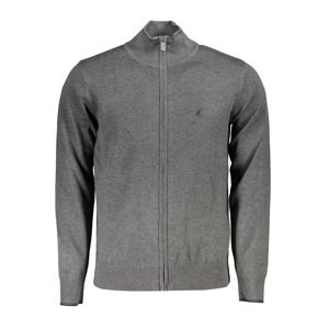 US GRAND POLO CARDIGAN MEN'S GRAY