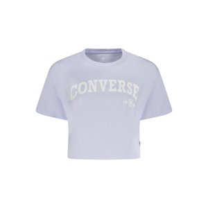 CONVERSE WOMEN'S SHORT SLEEVE T-SHIRT PURPLE