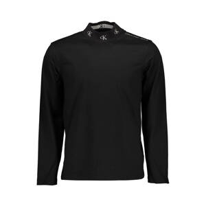 CALVIN KLEIN BLACK MAN LONG SLEEVE T-SHIRT