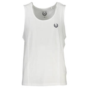 GIAN MARCO VENTURI MEN'S WHITE TANK TOP