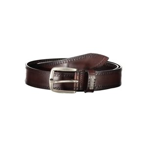 GUESS JEANS LEATHER BELT MEN BROWN