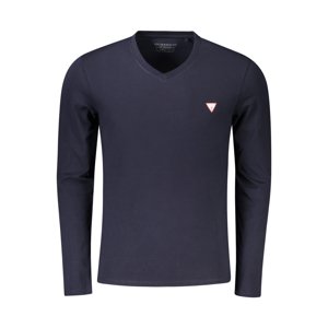 GUESS JEANS LONG SLEEVE T-SHIRT MEN BLUE