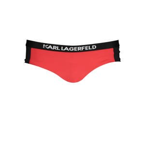 KARL LAGERFELD BEACHWEAR SWIMSUIT BOTTOM WOMEN RED