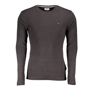 TOMMY HILFIGER MEN'S LONG SLEEVE T-SHIRT BLACK