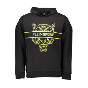 PLEIN SPORT SWEATSHIRT WITHOUT ZIP MAN BLACK