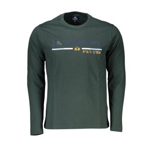 LA MARTINA GREEN MEN'S LONG SLEEVE T-SHIRT
