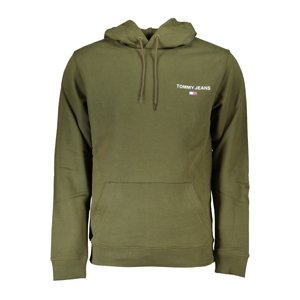 TOMMY HILFIGER MEN'S GREEN ZIPLESS SWEATSHIRT
