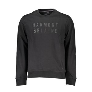HARMONT & BLAINE MEN'S BLACK ZIP-OUT SWEATSHIRT