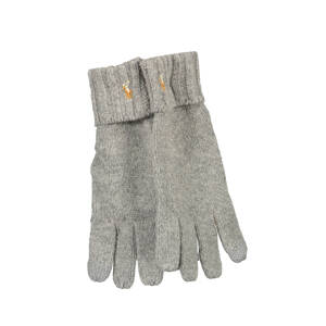 RALPH LAUREN MEN'S GRAY GLOVES