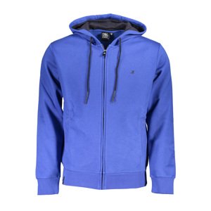 US GRAND POLO MEN'S BLUE ZIP SWEATSHIRT