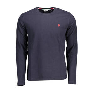 US POLO T-SHIRT LONG SLEEVE MAN BLUE