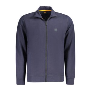 BOSS MEN'S ZIP-UP SWEATSHIRT BLUE