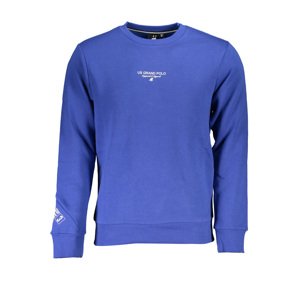 US GRAND POLO MEN'S BLUE ZIPLESS SWEATSHIRT