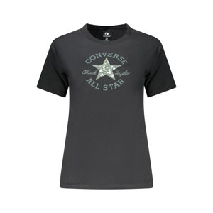 CONVERSE SHORT SLEEVE T-SHIRT WOMEN BLACK