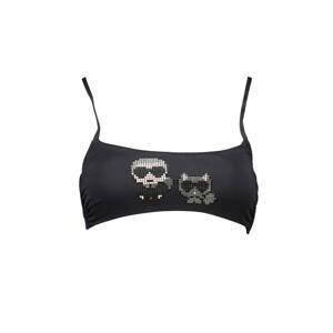 KARL LAGERFELD BEACHWEAR SWIMSUIT TOP WOMEN BLACK