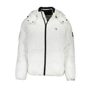 CALVIN KLEIN WHITE MEN'S JACKET