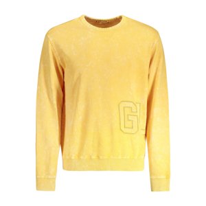 GUESS JEANS SWEATSHIRT WITHOUT ZIP MEN YELLOW