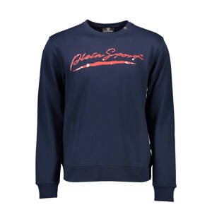 PLEIN SPORT SWEATSHIRT WITHOUT ZIP MEN BLUE