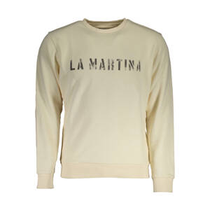 LA MARTINA WHITE MEN'S SWEATSHIRT WITHOUT ZIP