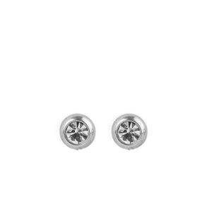 Gem Silver Earrings